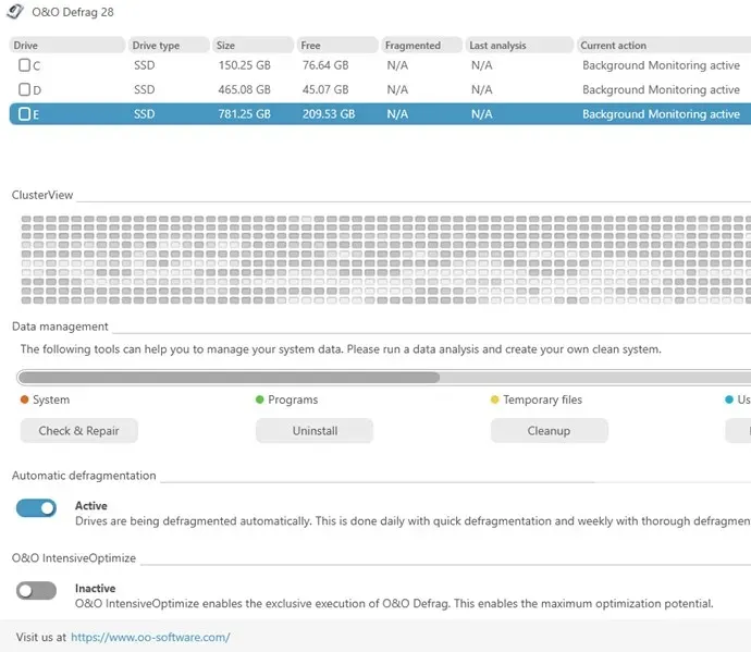 O&O Defrag Profesional Versión Full