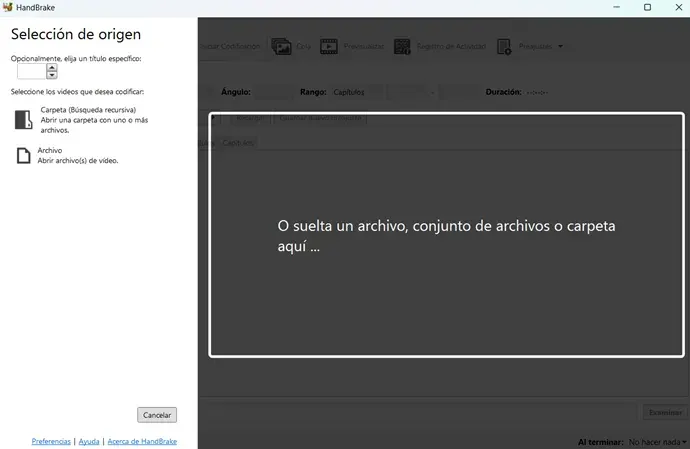 HandBrake Full (Transcodificador de Vídeo)