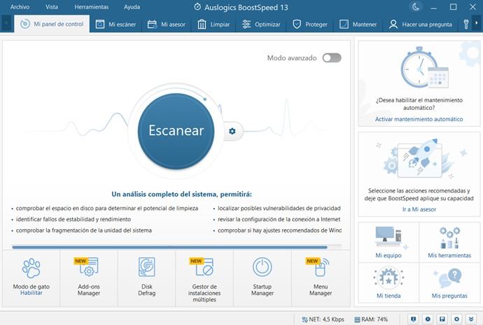 Auslogics BoostSpeed Versión Full Español
