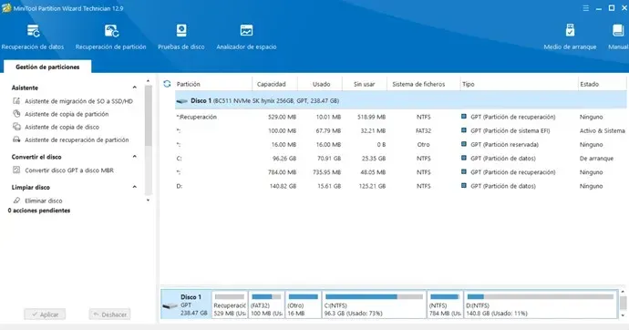 MiniTool Partition Wizard Enterprise Versión Full Español MiniTool Partition Wizard Enterprise Versión Full Español