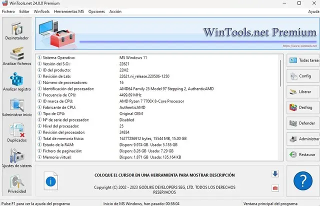 WinTools.net Premium Versión Full Español