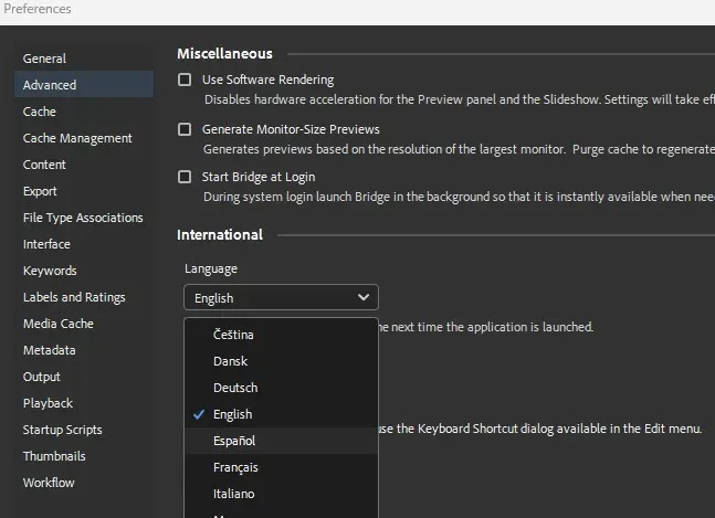 Adobe Bridge 2024 Versión Full Español