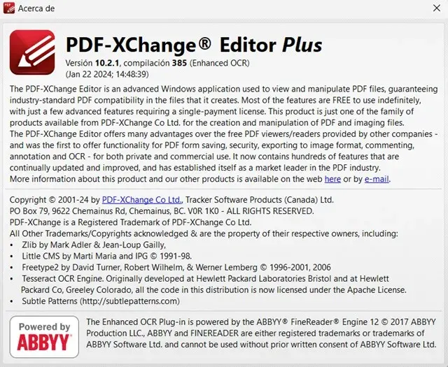 PDF-XChange Editor Plus Versión Full Español