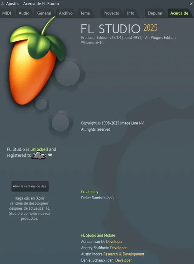 FL Studio 25 Producer Edition Versión Build Full Español