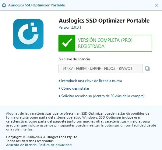 Auslogics SSD Optimizer Versión Full Español Auslogics SSD Optimizer Versión Full Español