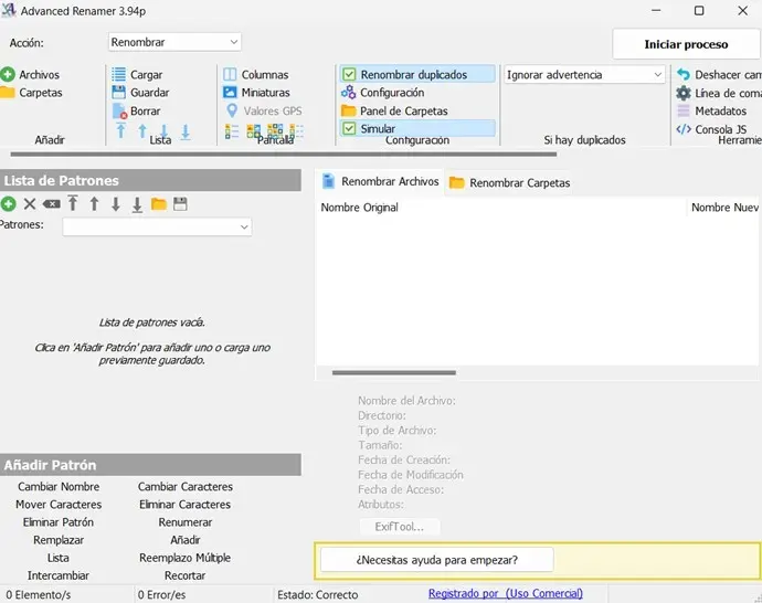 Advanced Renamer Versión Full Español