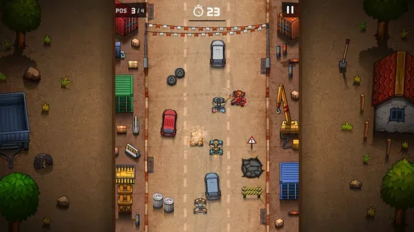 Rude Racers: 2D Combat Racing (2020) PC Full Español