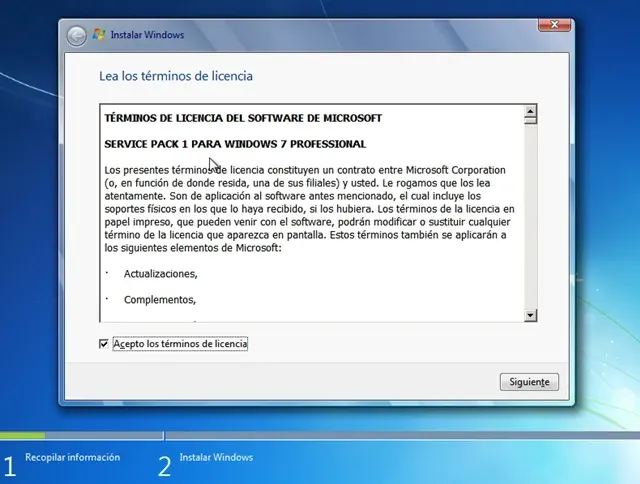 Microsoft Windows 7 Professional SP1 Español Pre-Activado