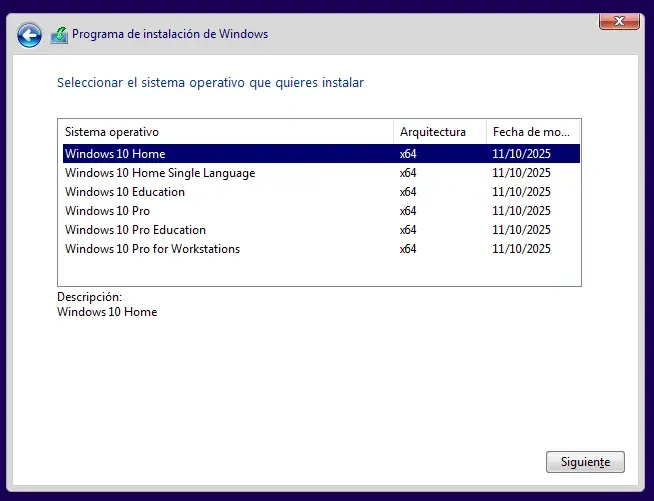 Windows 10 22H2 Pro Build 19045.6456 Español Latino x64 [Octubre 2025]