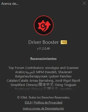 IOBit Driver Booster Pro Versión Full Español