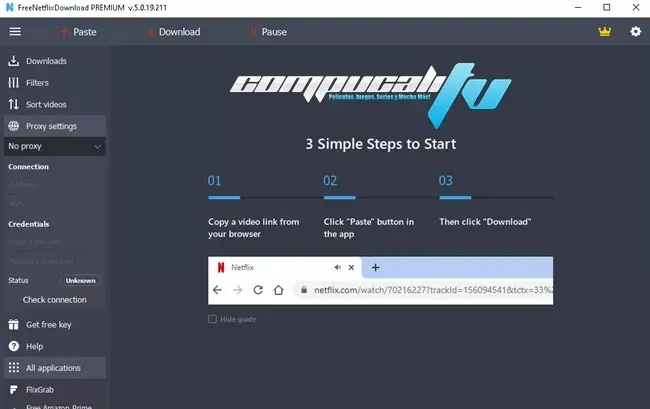 FreeGrabApp Free Netflix Download Versión Premium