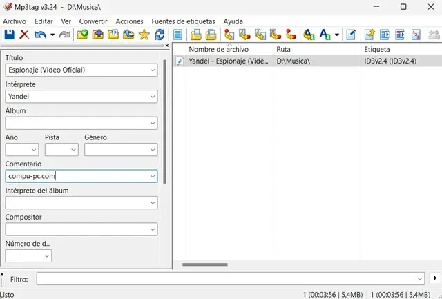 Mp3tag Full Español