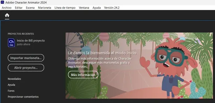 Adobe Character Animator 2024 Versión Full Español Adobe Character Animator 2024 Versión Full Español