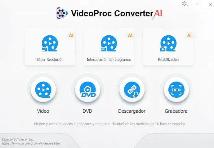 VideoProc Converter AI Versión Full Español