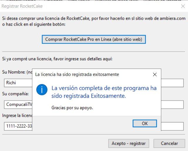 Ambiera RocketCake Professional Versión Full Español