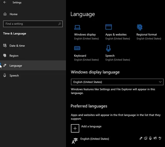 Añadir Español al Sistema Operativo Windows 10