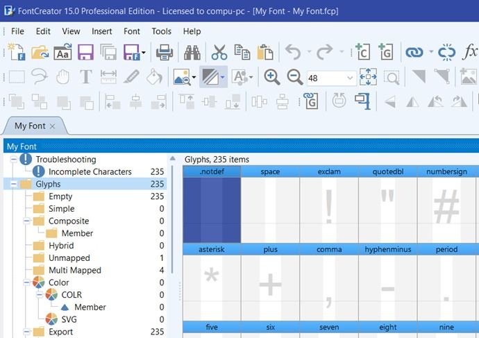 High-Logic FontCreator Pro Versión Full