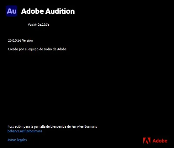 Adobe Audition 2026 Versión 26.0.0.56 Full Español
