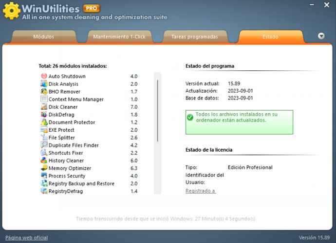 WinUtilities Professional Versión Final WinUtilities Professional Versión Final