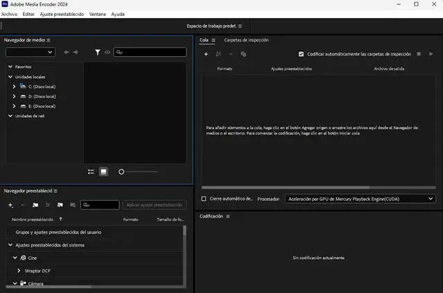 Adobe Media Encoder 2025 Versión Full Español