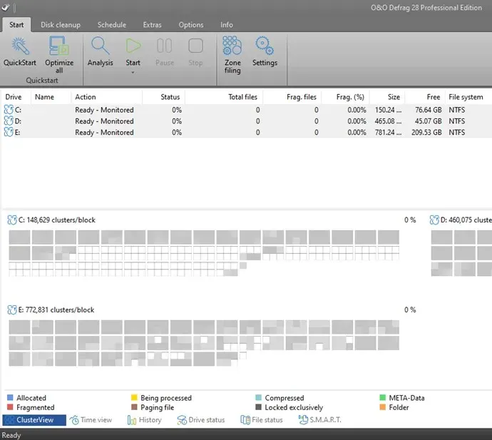 O&O Defrag Profesional Versión Full