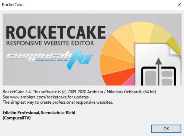 Ambiera RocketCake Professional Versión Full Español