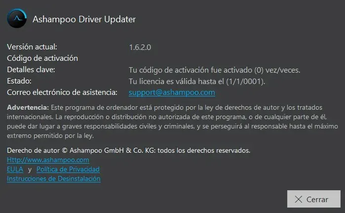 Ashampoo Driver Updater Versión Full Español
