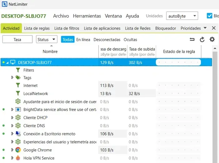 NetLimiter Enterprise Version Full (Controla y Monitoriza el Internet) NetLimiter Enterprise Version Full (Controla y Monitoriza el Internet)