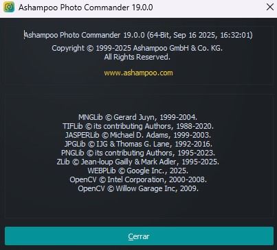 Ashampoo Photo Commander Versión 19.0 Full Español