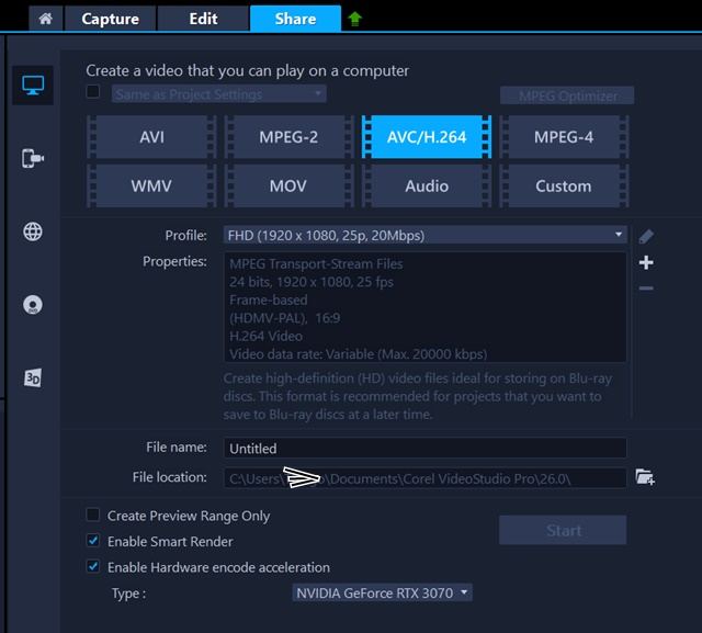 Corel VideoStudio Ultimate 2023 Versión Full