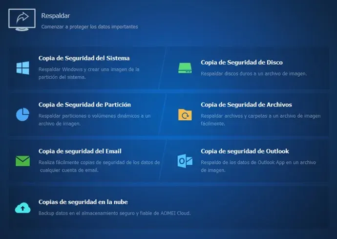 AOMEI Backupper Versión Technician Plus Full Español