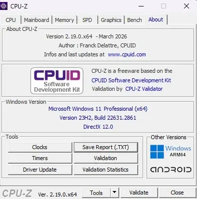 CPU-Z Versión Full