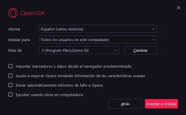 Opera GX Versión Full Español | Navegador para Gamers