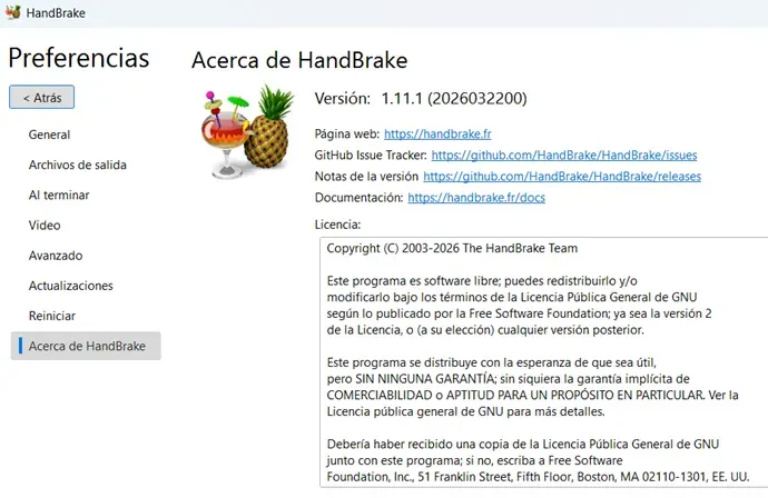 HandBrake Full (Transcodificador de Vídeo)