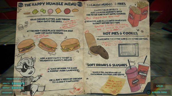Happy's Humble Burger Farm (2021) PC Full Español