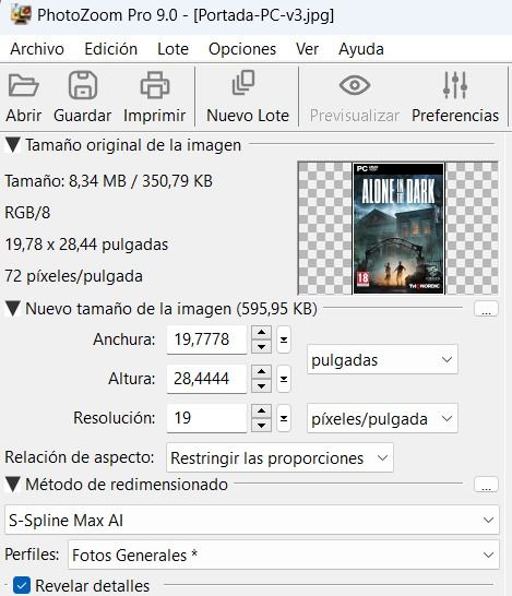 Benvista PhotoZoom Pro Versión Full Español + Portable