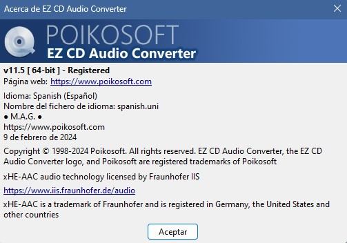 EZ CD Audio Converter Versión Full Español