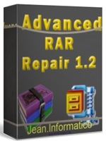 Portada de Advance RAR Repair 1.2 Programa para Reparar Partes