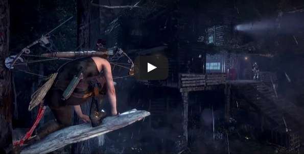 Gameplay de Rise of the Tomb Raider muestra a Lara Croft sigilosa.