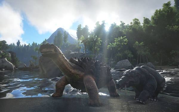ARK Survival Evolved añade la posibilidad de criar dinosaurios.