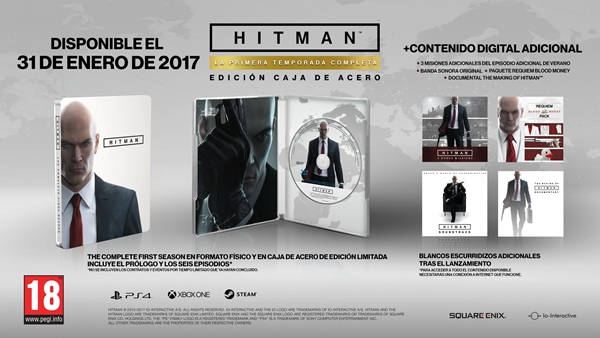 Llegada de Hitman: La Primera Temporada Completa será el 31 de enero