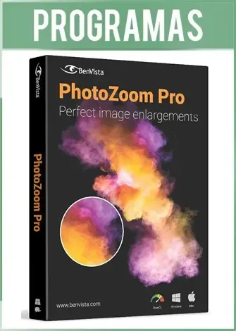 Benvista PhotoZoom Pro Versión Full Español + Portable